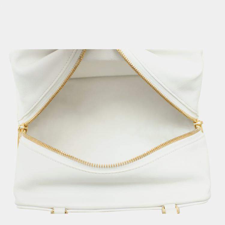 Pre Owned Celine Folded Cube Leather Satchel