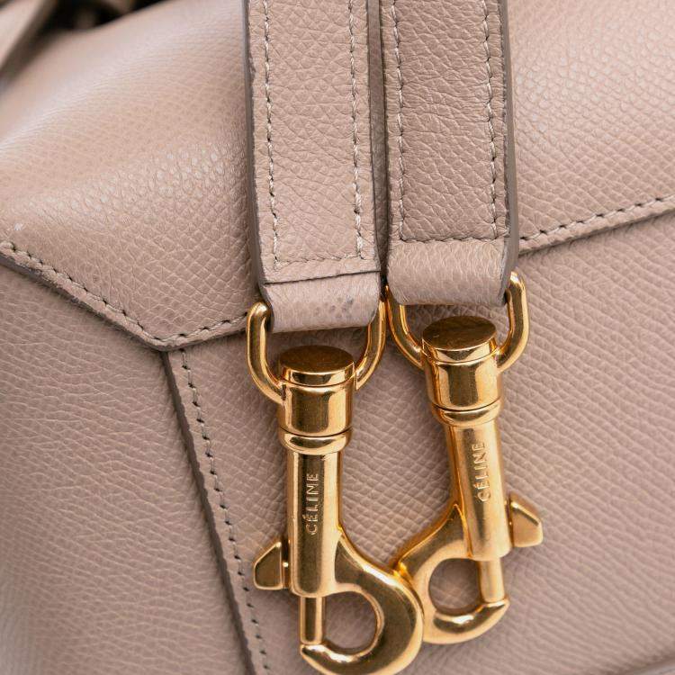 Pre Owned Celine Brown Micro Grained Calfskin Belt Bag