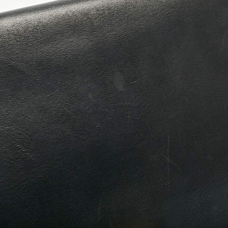 Pre Owned Celine Tricolor Leather and Canvas Medium Trapeze Top Handle Bag