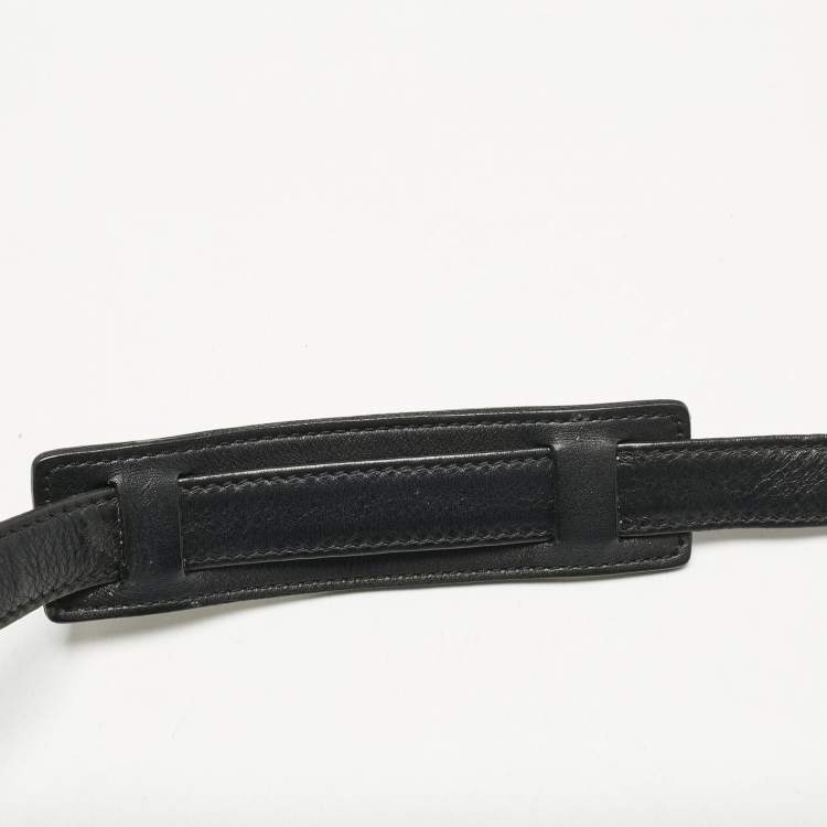 Pre Owned Celine Tricolor Leather and Canvas Medium Trapeze Top Handle Bag