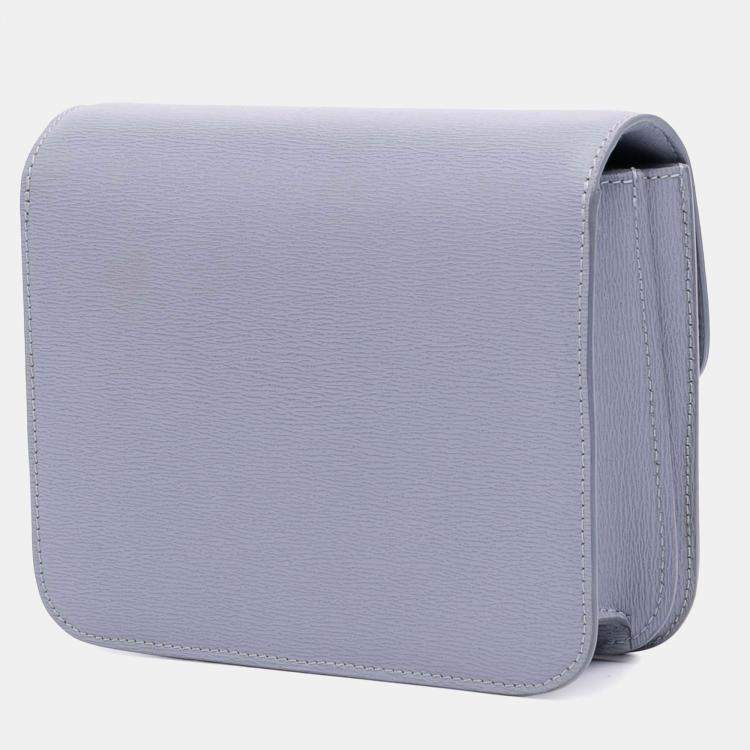 Pre Owned Celine Purple Teen Calfskin Classic Box