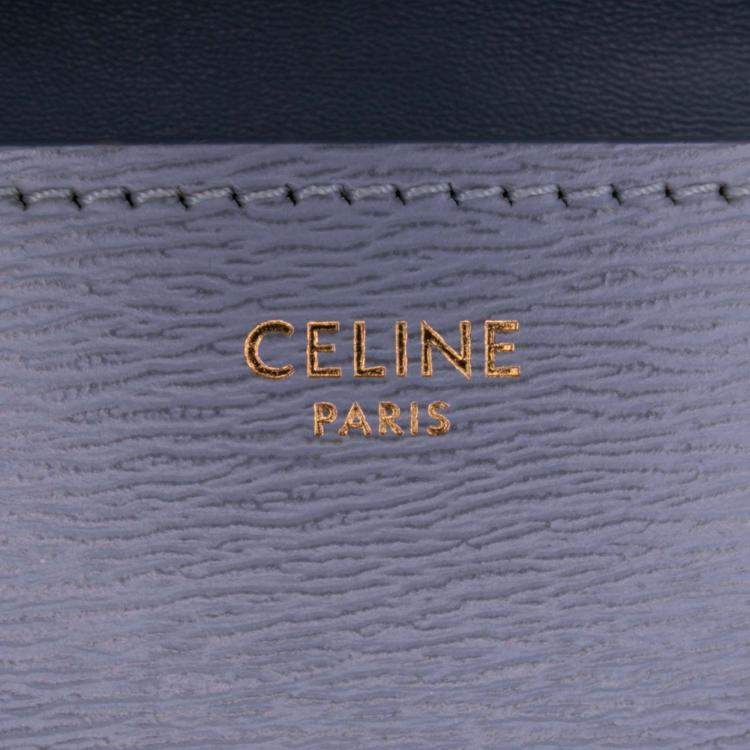 Pre Owned Celine Purple Teen Calfskin Classic Box