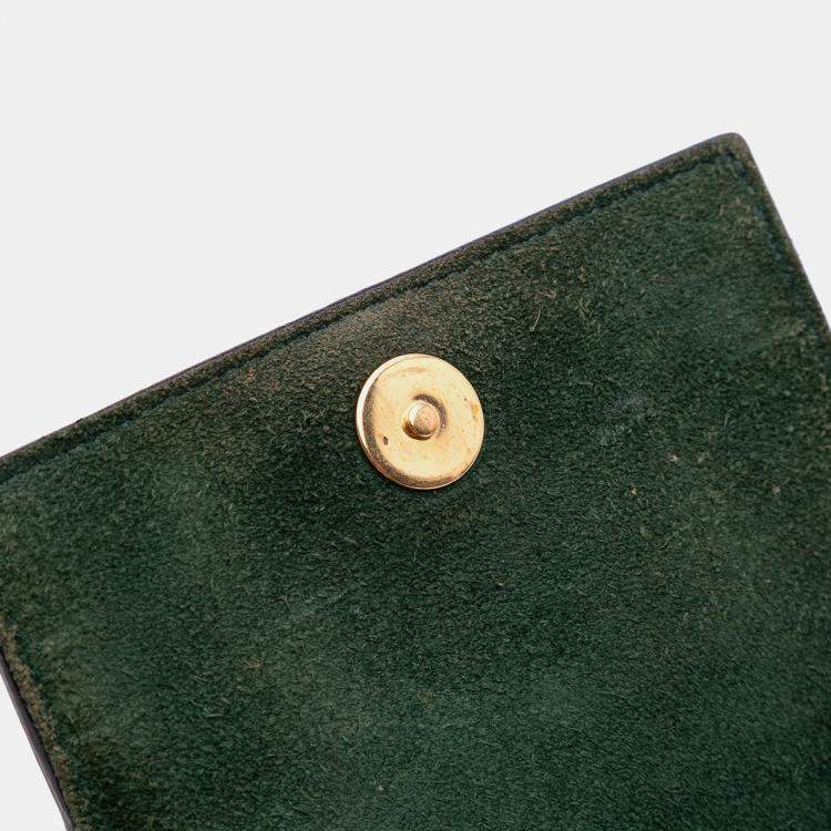 Pre Owned Celine Green Nano Grained Calfskin Belt Bag