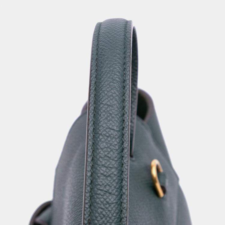 Pre Owned Celine Green Nano Grained Calfskin Belt Bag