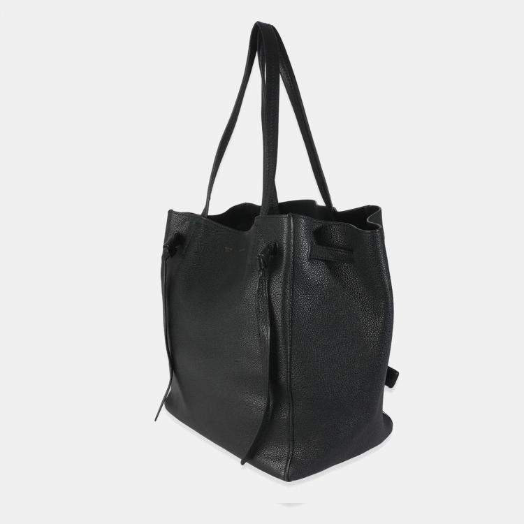 مملوكة مسبقًا Celine Black Calfskin Phantom Cabas Tote