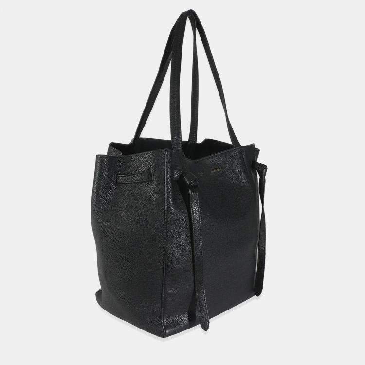 مملوكة مسبقًا Celine Black Calfskin Phantom Cabas Tote