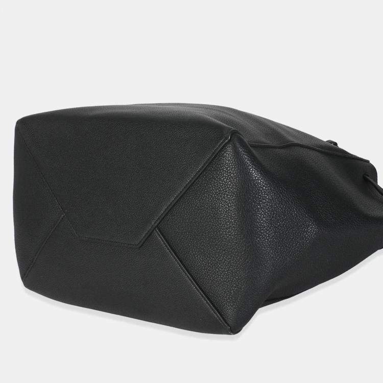 مملوكة مسبقًا Celine Black Calfskin Phantom Cabas Tote