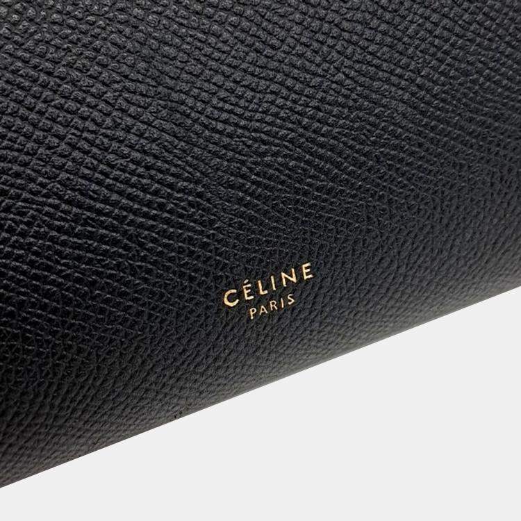 Pre Owned Celine Black Leather belt bag mini