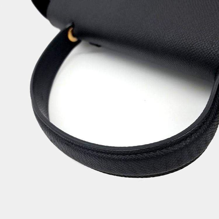 Pre Owned Celine Black Leather belt bag mini