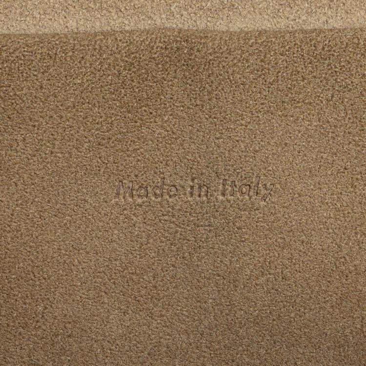 Pre Owned Celine Beige Mini Grained Calfskin Belt Bag