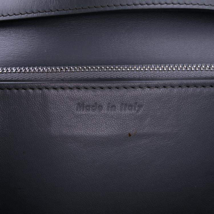 Pre Owned Celine Purple Medium Calfskin Classic Box