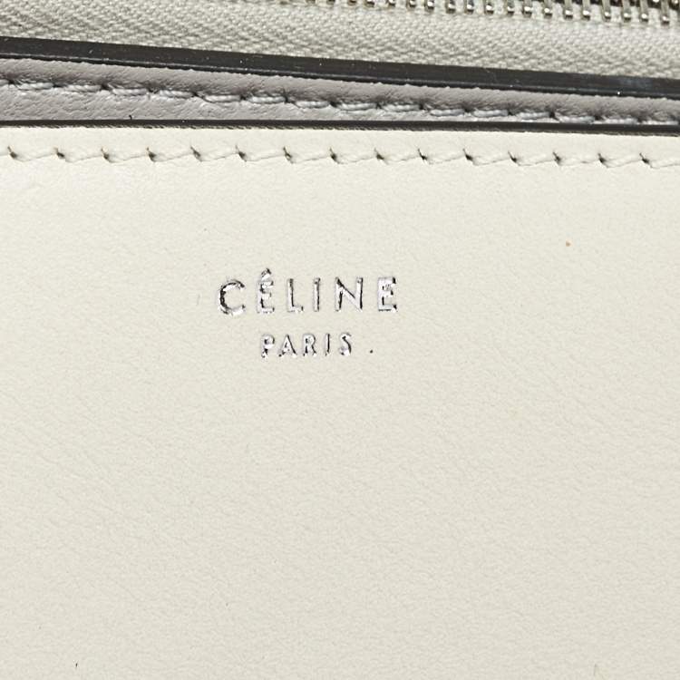 Pre Owned Celine Tricolor Cobra Skin and Leather Diamond Clutch