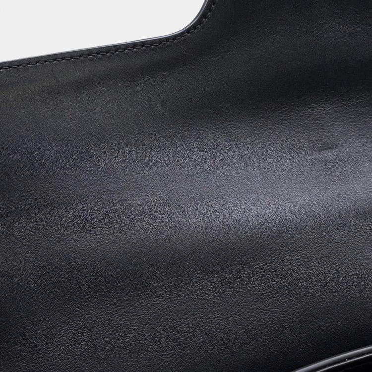 Pre Owned Celine Classique 16 Medium Black Leather Handbag