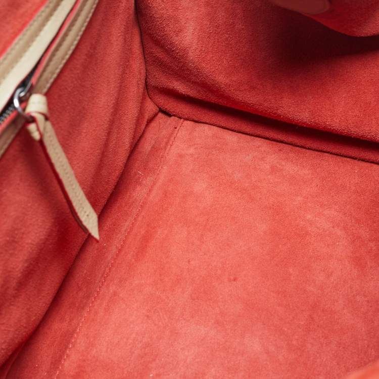 Pre Owned Celine Tan Leather Medium Phantom Luggage Tote