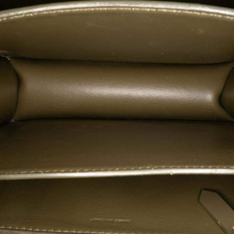 Pre Owned Celine Brown Small Calfskin Classic Box