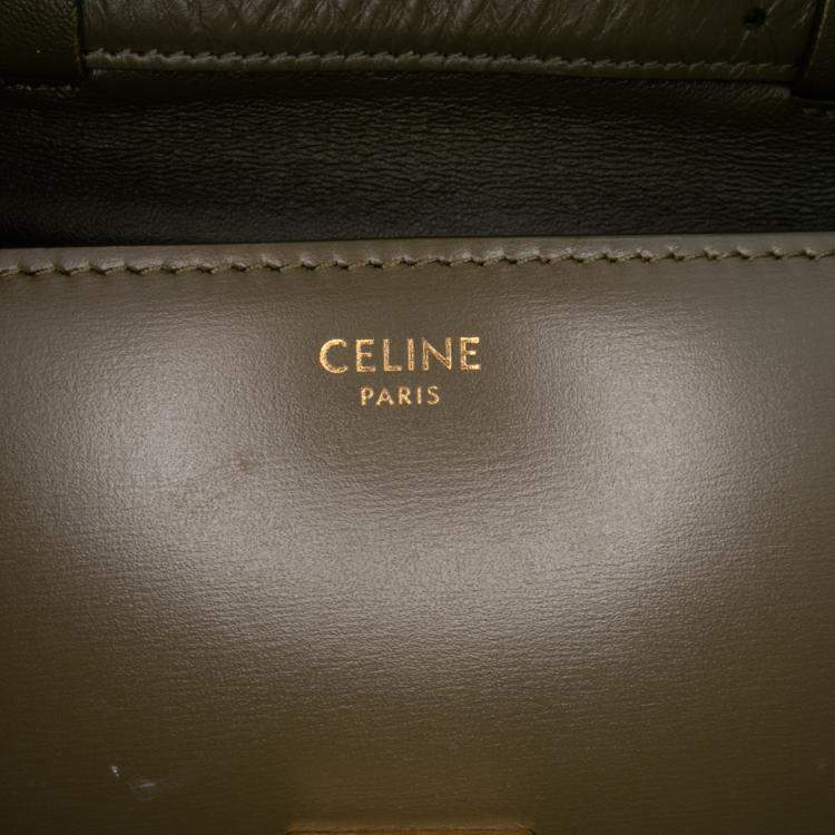 Pre Owned Celine Brown Small Calfskin Classic Box