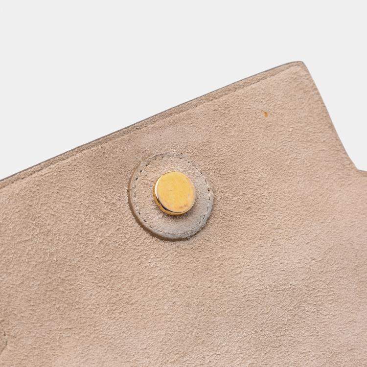 Pre Owned Celine Brown Micro Grained Calfskin Belt Bag