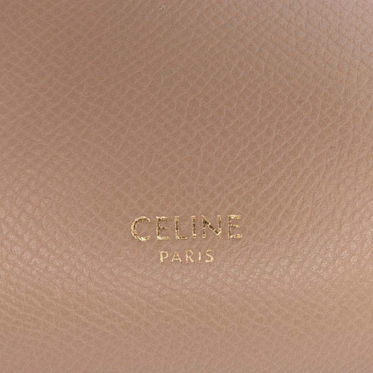 Pre Owned Celine Brown Micro Grained Calfskin Belt Bag