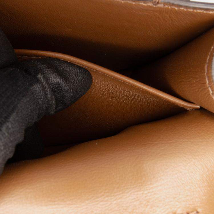 Pre Owned Celine Brown Teen Calfskin Classic Box