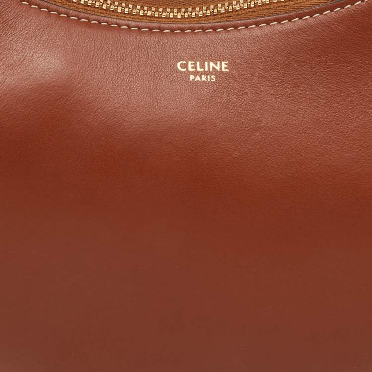 Pre Owned Celine Brown Leather Ava Hobo