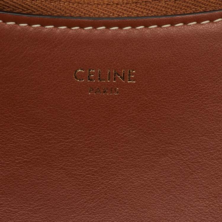 Pre Owned Celine Brown Leather Ava Hobo