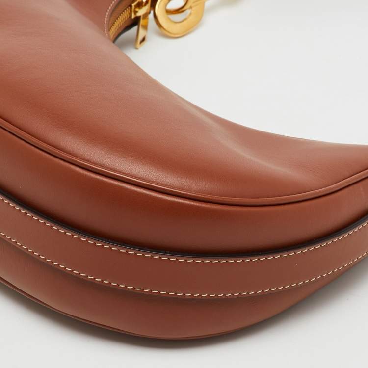 Pre Owned Celine Brown Leather Ava Hobo