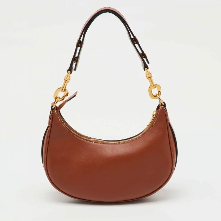 Pre Owned Celine Brown Leather Ava Hobo