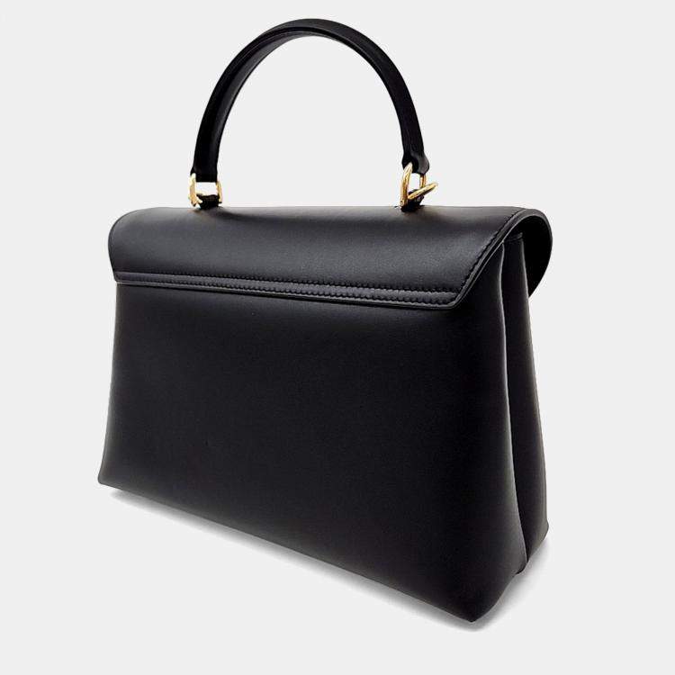 Pre Owned Celine Black Leather Nino Bag Medium