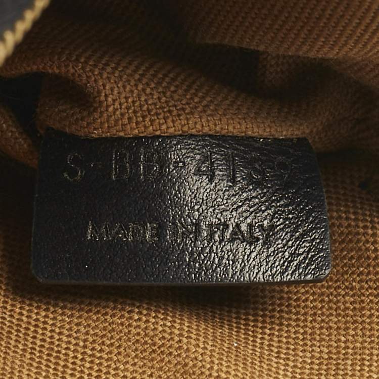 Pre Owned Celine Brown Triomphe Coated Canvas Embroidered Coin Purse 