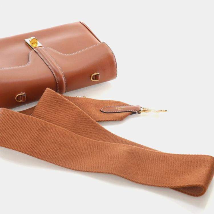 Pre Owned Celine 16 Teen Smooth Calfskin Crossbody Bag