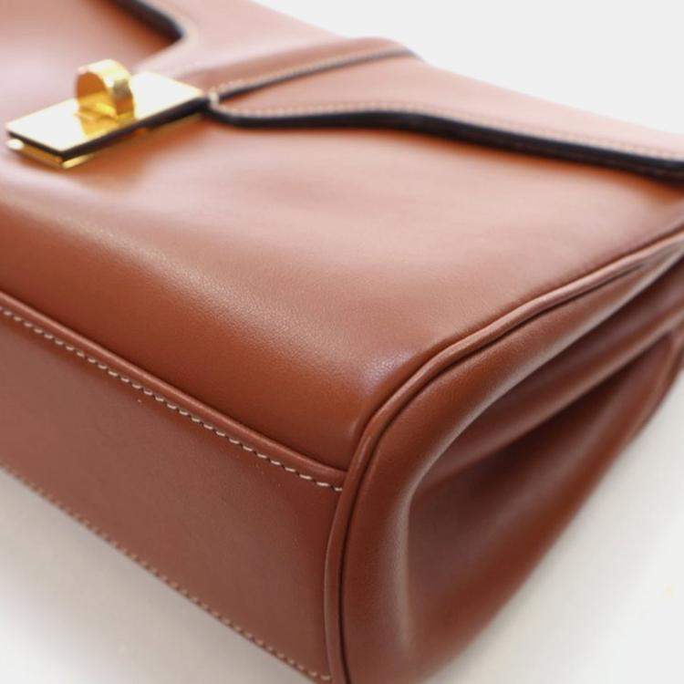 Pre Owned Celine 16 Teen Smooth Calfskin Crossbody Bag