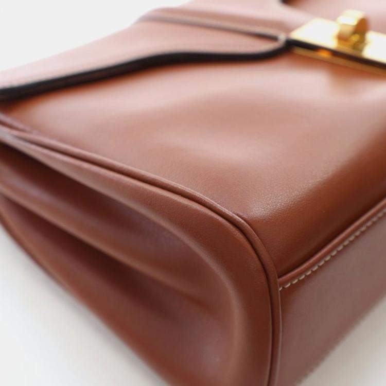 Pre Owned Celine 16 Teen Smooth Calfskin Crossbody Bag