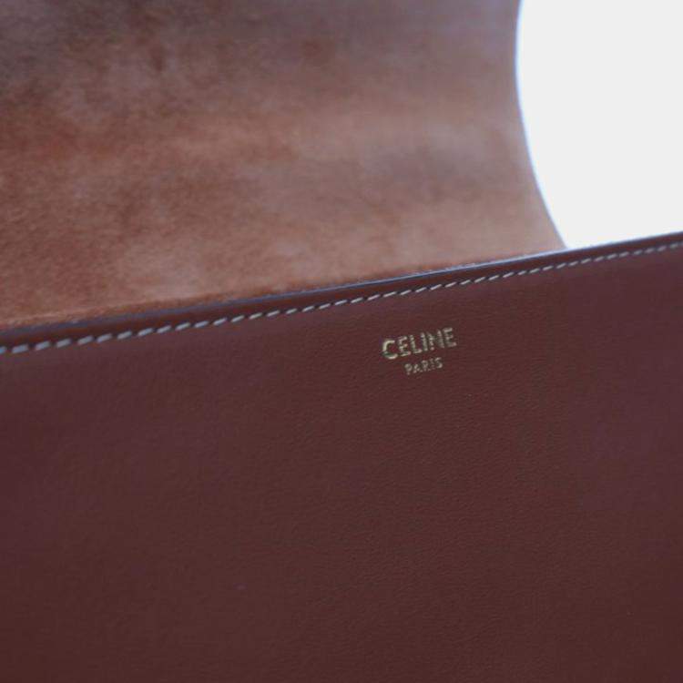 Pre Owned Celine 16 Teen Smooth Calfskin Crossbody Bag