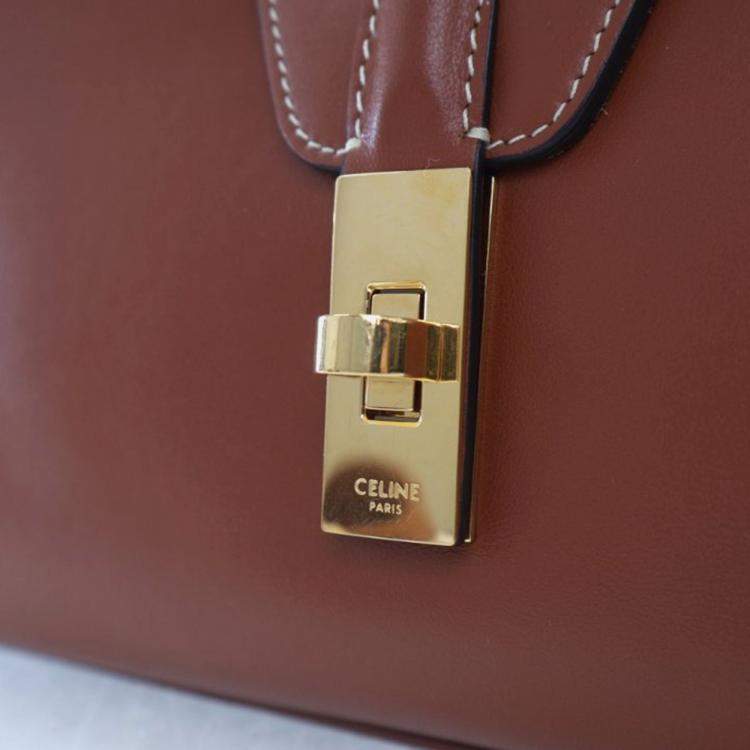 Pre Owned Celine 16 Teen Smooth Calfskin Crossbody Bag