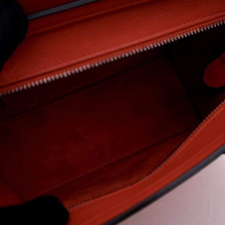 Pre Owned Celine Luggage Nano Calfskin Tote Bag