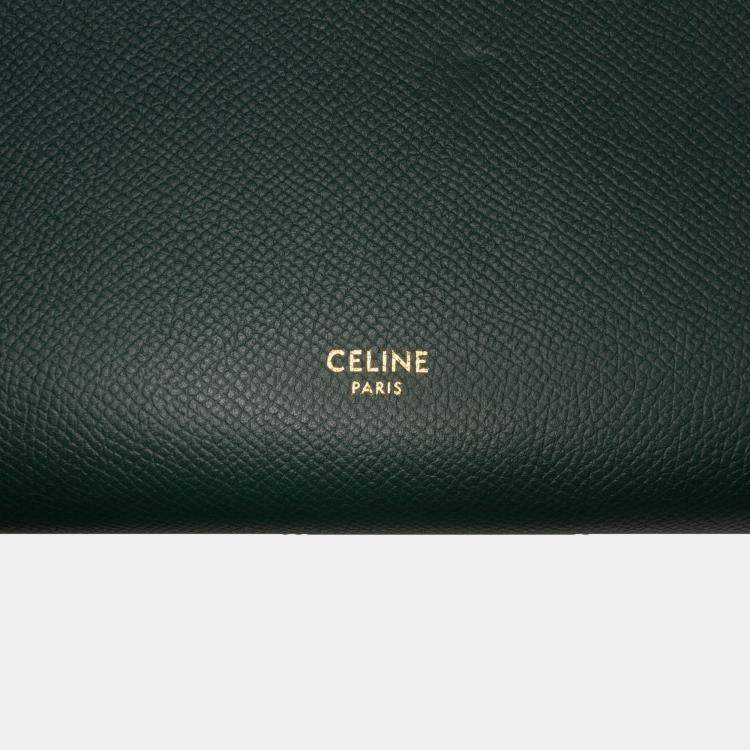مملوكة مسبقًا Celine Green Micro Grained Calfskin Belt Bag