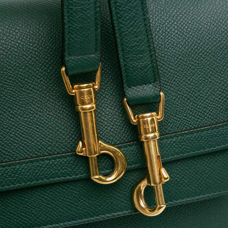 مملوكة مسبقًا Celine Green Micro Grained Calfskin Belt Bag