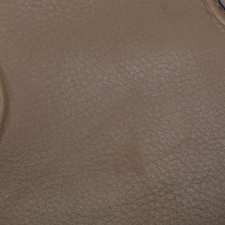 Pre Owned Celine Etoupe Leather Large Phantom Luggage Tote