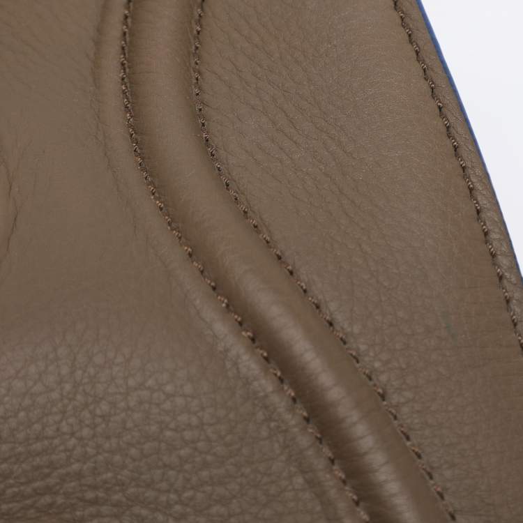 Pre Owned Celine Etoupe Leather Large Phantom Luggage Tote