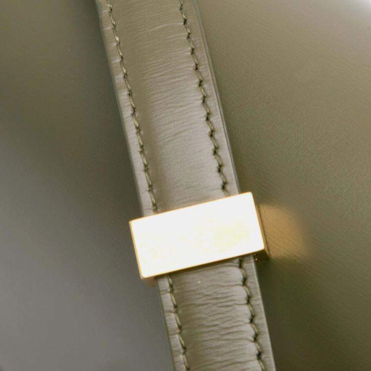 Pre Owned Celine Green Small Calfskin Classic Box