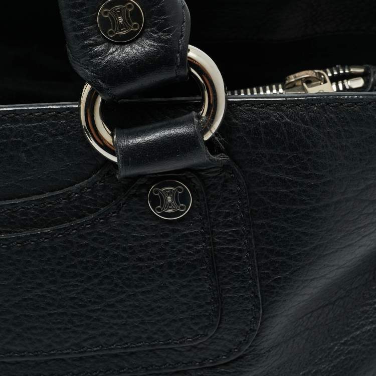 Pre Owned Celine Black Leather Boogie Tote