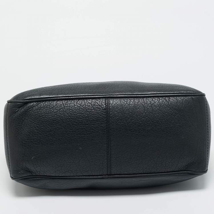 Pre Owned Celine Black Leather Boogie Tote