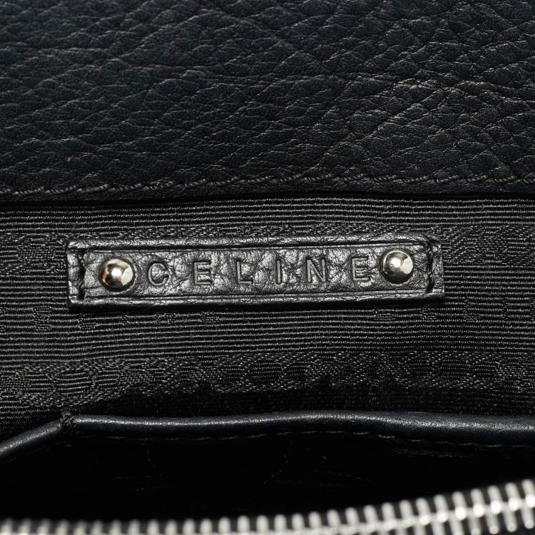 Pre Owned Celine Black Leather Boogie Tote