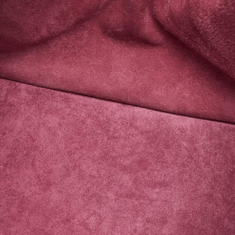 Pre Owned Celine Fuchsia Leather Medium Phantom Luggage Tote