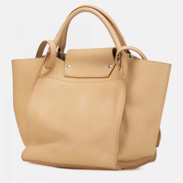 Pre Owned Celine Brown Small Leather Big Bag