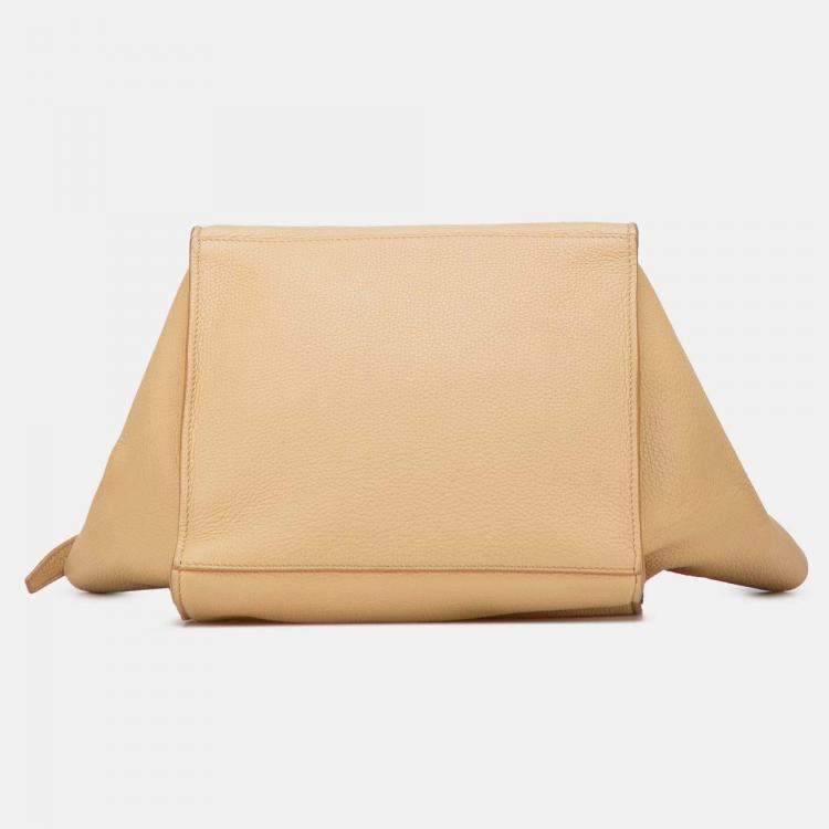 Pre Owned Celine Brown Small Leather Big Bag