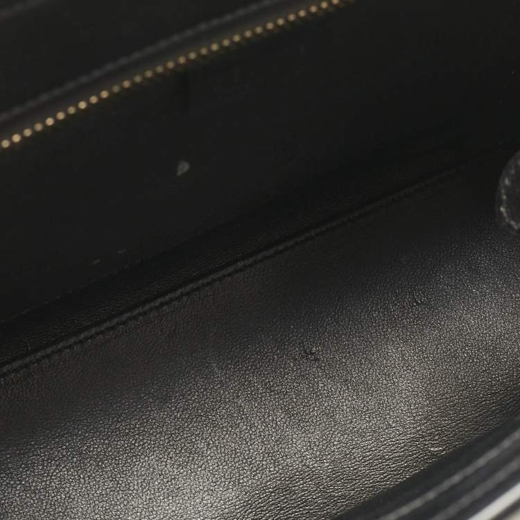 Pre Owned Celine Tricolor Leather Nano Luggage Tote