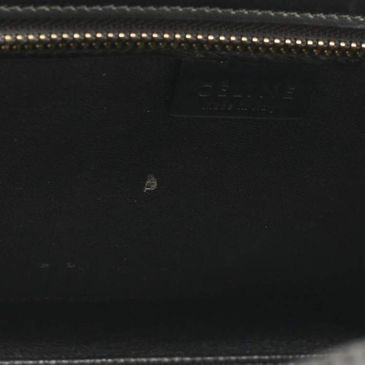 Pre Owned Celine Tricolor Leather Nano Luggage Tote