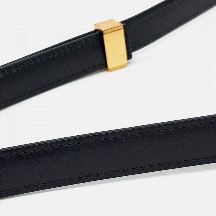Pre Owned Celine Black Leather Classic Box Medium