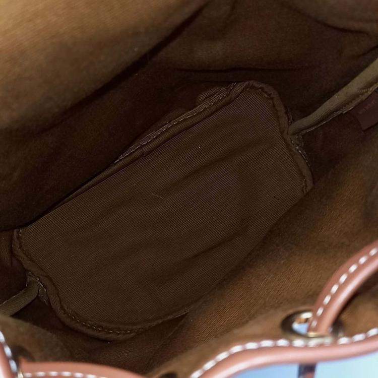 Pre Owned Celine Brown PVC Folco Mini Backpack